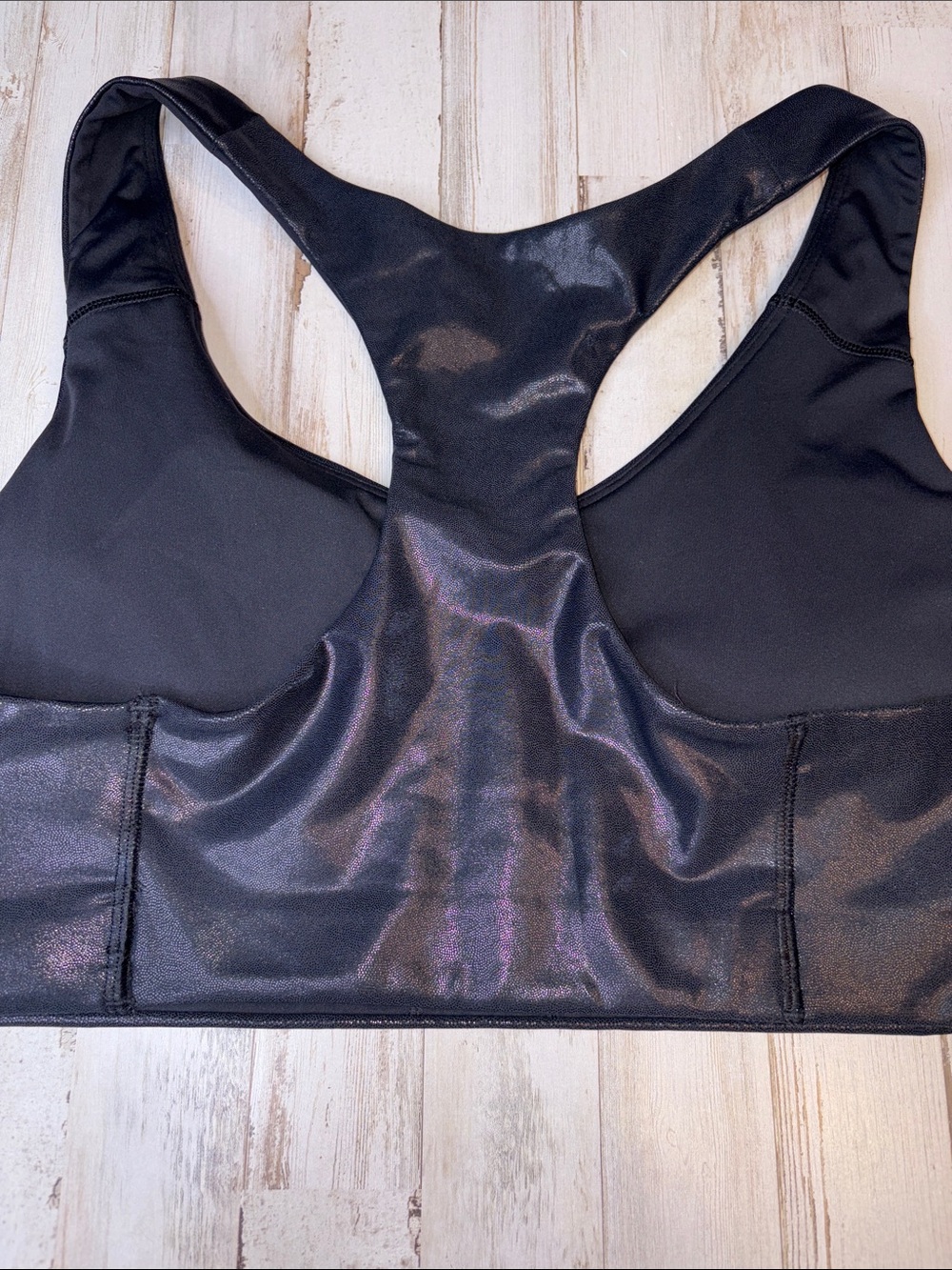 Old Navy Active Powersoft Black Racerback Sports Bra Size XXL NWT - Picture 9 of 11